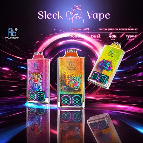 RandM Fumot Leopard 40,000 Puffs Disposable Vape with LED Indicator